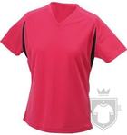 Camisetas JN Manga corta w color Berry - Black :: Ref: berry-black Camisetas JN Manga corta w color Berry - Black :: Ref: berry-black
