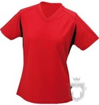 Camisetas JN Manga corta w color Red - Black :: Ref: red-black Camisetas JN Manga corta w color Red - Black :: Ref: red-black
