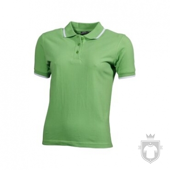 Polos JN Tipping w color Lime green - White :: Ref: lime-green-white Polos JN Tipping w color Lime green - White :: Ref: lime-green-white