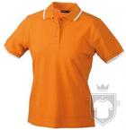 Polos JN Tipping w color Orange - White :: Ref: orange-white Polos JN Tipping w color Orange - White :: Ref: orange-white