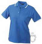 Polos JN Tipping w color Royal - White :: Ref: royal-white Polos JN Tipping w color Royal - White :: Ref: royal-white
