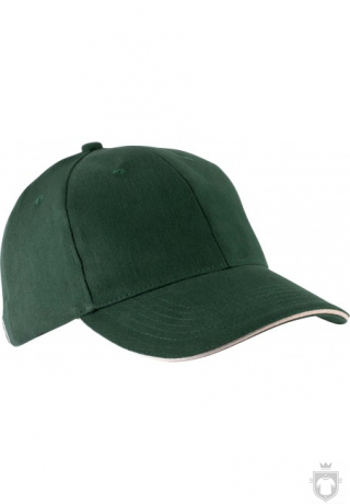 Gorras Kariban Orlando color forest-green-beige :: Ref: forest-green-beige Gorras Kariban Orlando color forest-green-beige :: Ref: forest-green-beige