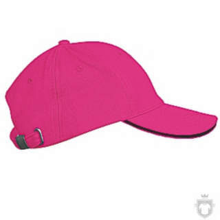 Gorras Kariban Orlando color Fuchsia Black :: Ref: fuchsia-black Gorras Kariban Orlando color Fuchsia Black :: Ref: fuchsia-black