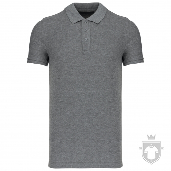 Polos Kariban Piqué Orgánico color :: Ref: grey-heather Polos Kariban Piqué Orgánico color :: Ref: grey-heather