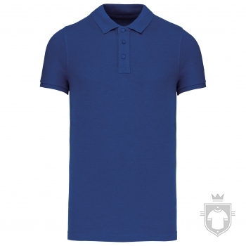 Polos Kariban Piqué Orgánico color :: Ref: ocean-blue-heather Polos Kariban Piqué Orgánico color :: Ref: ocean-blue-heather