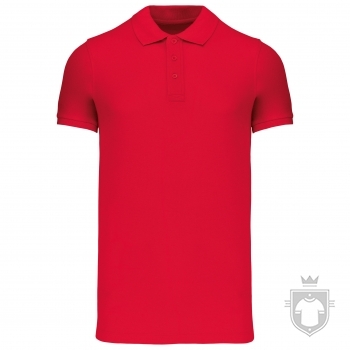 Polos Kariban Piqué Orgánico color red :: Ref: red Polos Kariban Piqué Orgánico color red :: Ref: red