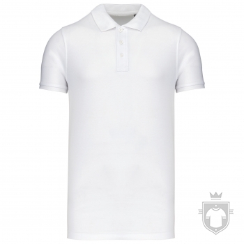 Polos Kariban Piqué Orgánico color white :: Ref: white Polos Kariban Piqué Orgánico color white :: Ref: white