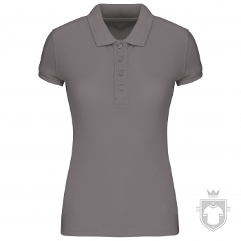 Polos Kariban Piqué Orgánico W color Storm Grey :: Ref: storm-grey Polos Kariban Piqué Orgánico W color Storm Grey :: Ref: storm-grey