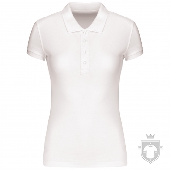 Polos Kariban Piqué Orgánico W color white :: Ref: white Polos Kariban Piqué Orgánico W color white :: Ref: white