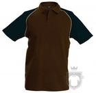 Polos Kariban Baseball color Chocolate - Black :: Ref: chocolate-black Polos Kariban Baseball color Chocolate - Black :: Ref: chocolate-black