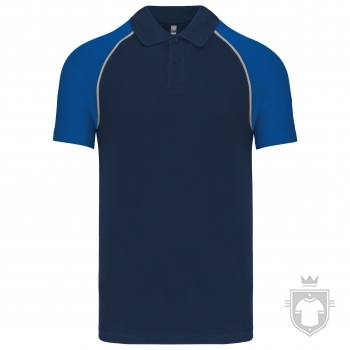 Polos Kariban Baseball color Navy Royal-Blue :: Ref: navy-royal-blue Polos Kariban Baseball color Navy Royal-Blue :: Ref: navy-royal-blue