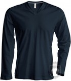 Camisetas Kariban Cuello pico ML color Dark grey :: Ref: darkgrey Camisetas Kariban Cuello pico ML color Dark grey :: Ref: darkgrey