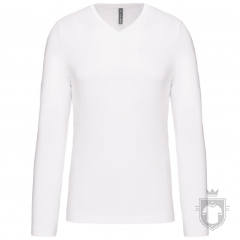 Camisetas Kariban Cuello pico ML color white :: Ref: white Camisetas Kariban Cuello pico ML color white :: Ref: white