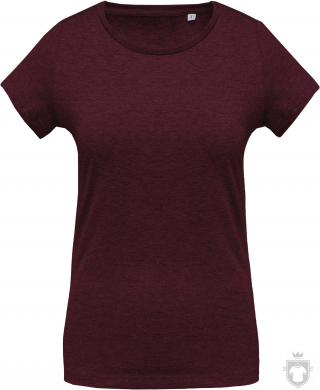 Camisetas Kariban Orgánica K391 W color :: Ref: wine-heather Camisetas Kariban Orgánica K391 W color :: Ref: wine-heather