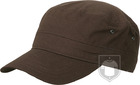 Gorras MB Gorra militar color Dark brown :: Ref: dark-brown Gorras MB Gorra militar color Dark brown :: Ref: dark-brown