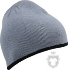 Gorras MB Beanie color Light grey - Black :: Ref: light-grey-black Gorras MB Beanie color Light grey - Black :: Ref: light-grey-black