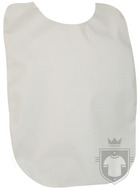 Baberos RTN Tena babero algodon color White :: Ref: 002 Baberos RTN Tena babero algodon color White :: Ref: 002