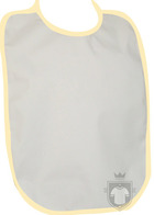 Baberos RTN Tena babero algodon color White - Crude :: Ref: 003 Baberos RTN Tena babero algodon color White - Crude :: Ref: 003