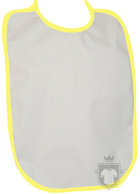 Baberos RTN Tena babero algodon color White - Lemon :: Ref: 1215 Baberos RTN Tena babero algodon color White - Lemon :: Ref: 1215