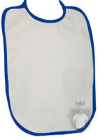 Baberos RTN Tena babero algodon color White - Navy :: Ref: 282 Baberos RTN Tena babero algodon color White - Navy :: Ref: 282