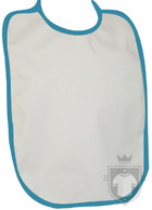 Baberos RTN Tena babero algodon color White - Azure :: Ref: 287 Baberos RTN Tena babero algodon color White - Azure :: Ref: 287