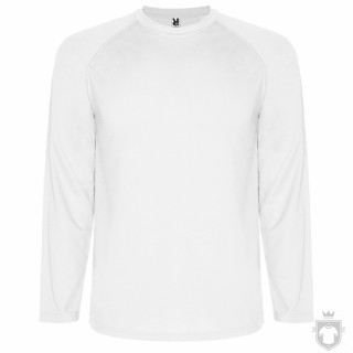Camisetas Roly Montecarlo ML Kids color White :: Ref: 01 Camisetas Roly Montecarlo ML Kids color White :: Ref: 01
