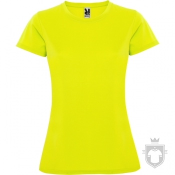 Camisetas Roly Montecarlo W color Yellow Fluor :: Ref: 221 Camisetas Roly Montecarlo W color Yellow Fluor :: Ref: 221