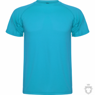 Camisetas Roly Montecarlo Tallas Grandes color Turquoise :: Ref: 12 Camisetas Roly Montecarlo Tallas Grandes color Turquoise :: Ref: 12