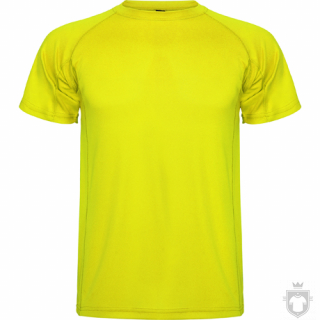 Camisetas Roly Montecarlo Tallas Grandes color Yellow Fluor :: Ref: 221 Camisetas Roly Montecarlo Tallas Grandes color Yellow Fluor :: Ref: 221