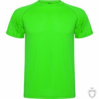 Camisetas Roly Montecarlo K color lime :: Ref: 225 Camisetas Roly Montecarlo K color lime :: Ref: 225