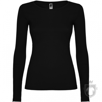 Camisetas Roly Extreme Chica manga larga color Black :: Ref: 02 Camisetas Roly Extreme Chica manga larga color Black :: Ref: 02