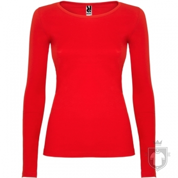 Camisetas Roly Extreme Chica manga larga color Red :: Ref: 60 Camisetas Roly Extreme Chica manga larga color Red :: Ref: 60