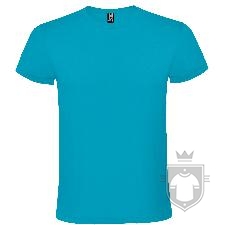 Camisetas Roly Atomic color Turquoise :: Ref: 12 Camisetas Roly Atomic color Turquoise :: Ref: 12