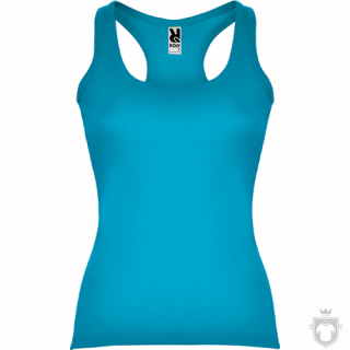 Camisetas Roly Carolina 220 color Turquoise :: Ref: 12 Camisetas Roly Carolina 220 color Turquoise :: Ref: 12