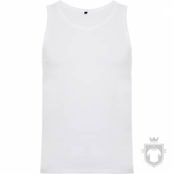 Camisetas Roly Texas Tirantes color White :: Ref: 01 Camisetas Roly Texas Tirantes color White :: Ref: 01