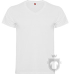 Camisetas Roly Vegas Cuello V color White :: Ref: 01 Camisetas Roly Vegas Cuello V color White :: Ref: 01