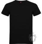 Camisetas Roly Vegas Cuello V color Black :: Ref: 02 Camisetas Roly Vegas Cuello V color Black :: Ref: 02