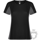 Camisetas Roly Shanghai W color Black / Dark lead :: Ref: 0246 Camisetas Roly Shanghai W color Black / Dark lead :: Ref: 0246