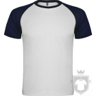 Camisetas Roly Indianapolis color White and Navy :: Ref: 0155 Camisetas Roly Indianapolis color White and Navy :: Ref: 0155