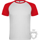 Camisetas Roly Indianapolis color White and Red :: Ref: 0160 Camisetas Roly Indianapolis color White and Red :: Ref: 0160