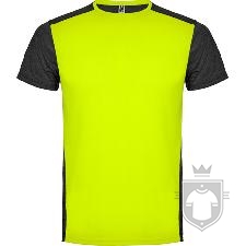 Camisetas Roly Zolder color Amarillo Fluor/Negro Vigore :: Ref: 221243 Camisetas Roly Zolder color Amarillo Fluor/Negro Vigore :: Ref: 221243