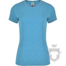 Camisetas Roly Fox W color Heather Turquoise :: Ref: 246 Camisetas Roly Fox W color Heather Turquoise :: Ref: 246