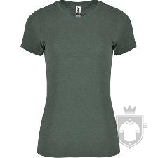 Camisetas Roly Fox W color Heather Bottle Green :: Ref: 257 Camisetas Roly Fox W color Heather Bottle Green :: Ref: 257