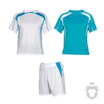 Equipaciones Roly Conjunto deportivo color White - sky blue :: Ref: 0112 Equipaciones Roly Conjunto deportivo color White - sky blue :: Ref: 0112