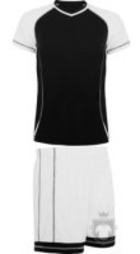 Equipaciones Roly Conjunto Deportivo Premier color Black - White :: Ref: 0201 Equipaciones Roly Conjunto Deportivo Premier color Black - White :: Ref: 0201