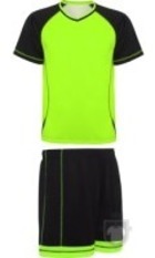 Equipaciones Roly Conjunto Deportivo Premier color lime - Black :: Ref: 22502 Equipaciones Roly Conjunto Deportivo Premier color lime - Black :: Ref: 22502