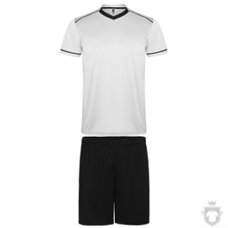 Equipaciones Roly United K color White - Black :: Ref: 0102 Equipaciones Roly United K color White - Black :: Ref: 0102