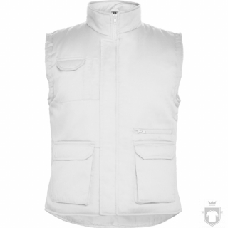 Chalecos Roly Almanzor Tallas grandes color White :: Ref: 01 Chalecos Roly Almanzor Tallas grandes color White :: Ref: 01