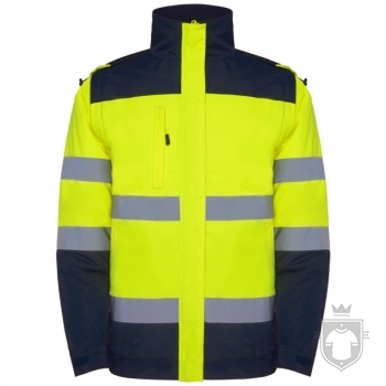 Chaquetas Roly Epsylon color Navy / Fluor yellow :: Ref: 55221 Chaquetas Roly Epsylon color Navy / Fluor yellow :: Ref: 55221