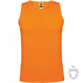 Camisetas Roly Tirantes André color Orange Fluor :: Ref: 223 Camisetas Roly Tirantes André color Orange Fluor :: Ref: 223